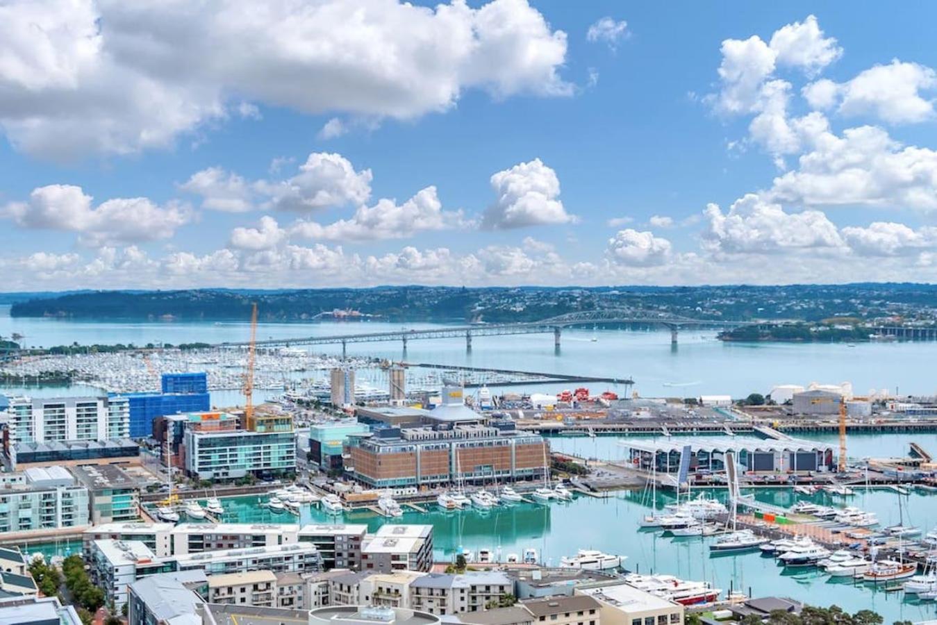 Ferienwohnung Magnificent Skytower, Sea, Habour View In Cbd Auckland Exterior foto