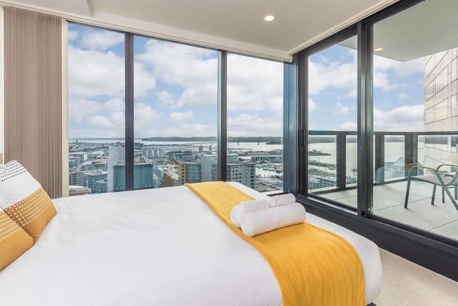 Ferienwohnung Magnificent Skytower, Sea, Habour View In Cbd Auckland Exterior foto