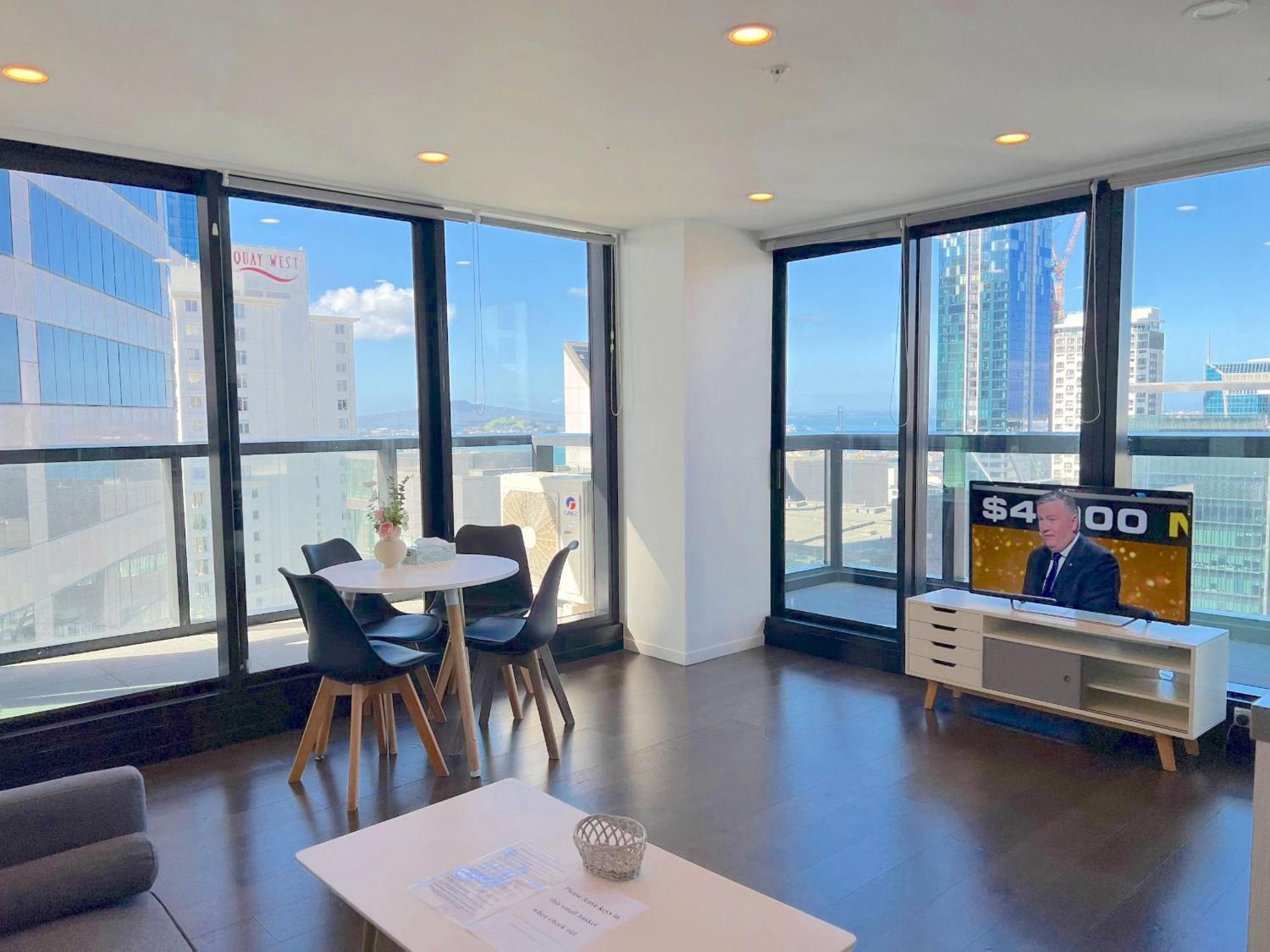 Ferienwohnung Magnificent Skytower, Sea, Habour View In Cbd Auckland Exterior foto