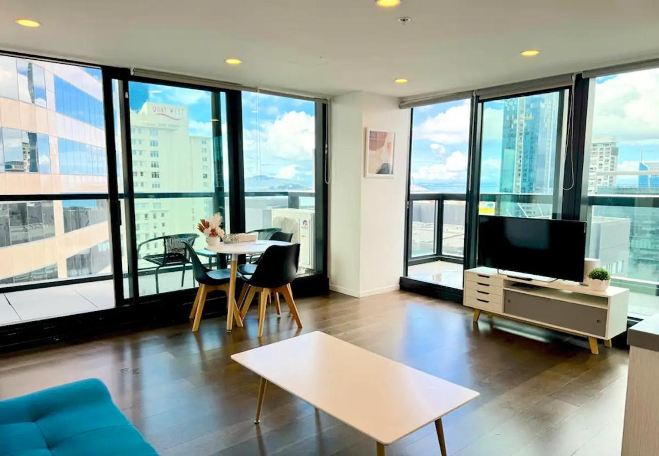 Ferienwohnung Magnificent Skytower, Sea, Habour View In Cbd Auckland Exterior foto