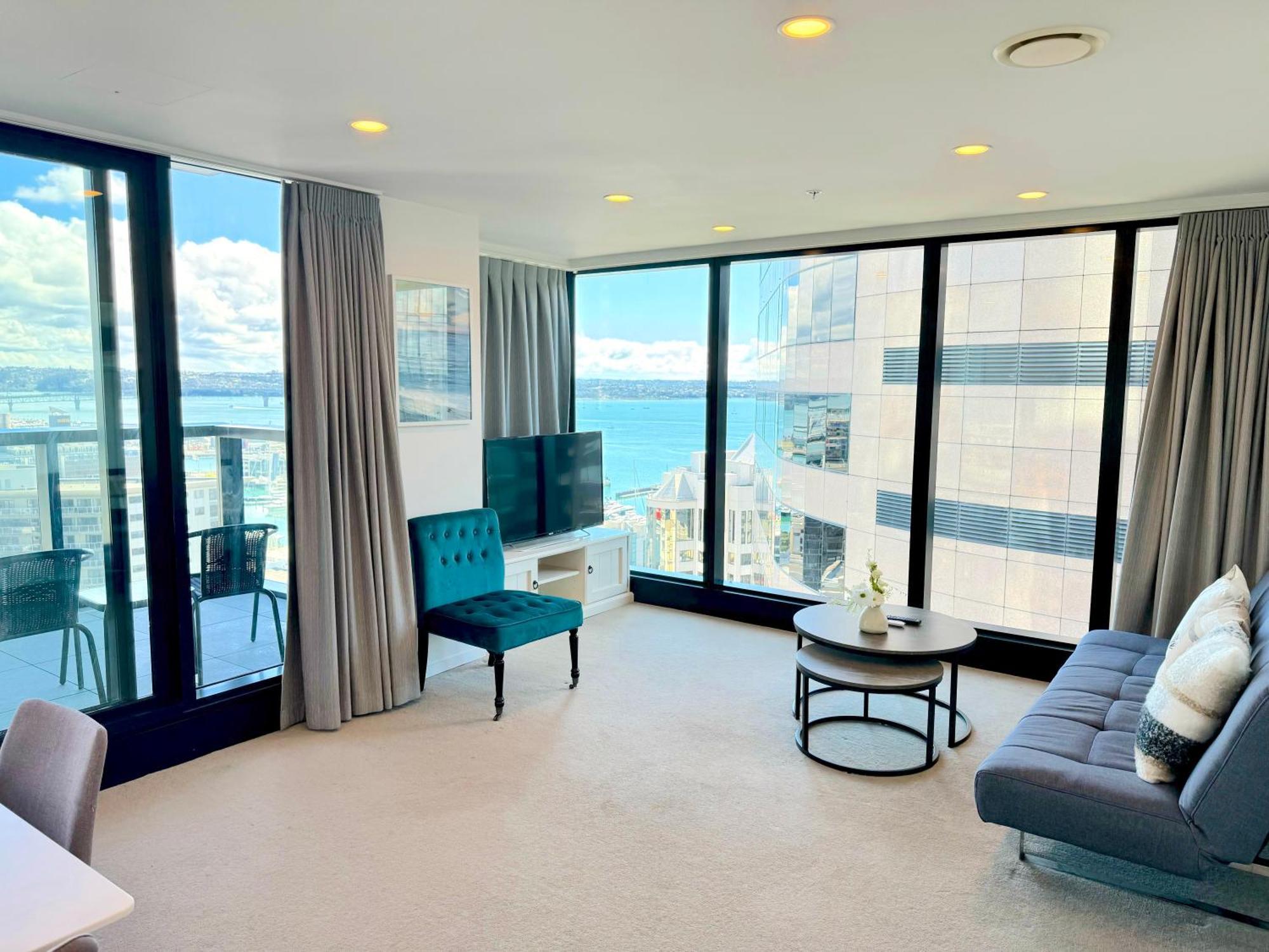Ferienwohnung Magnificent Skytower, Sea, Habour View In Cbd Auckland Exterior foto