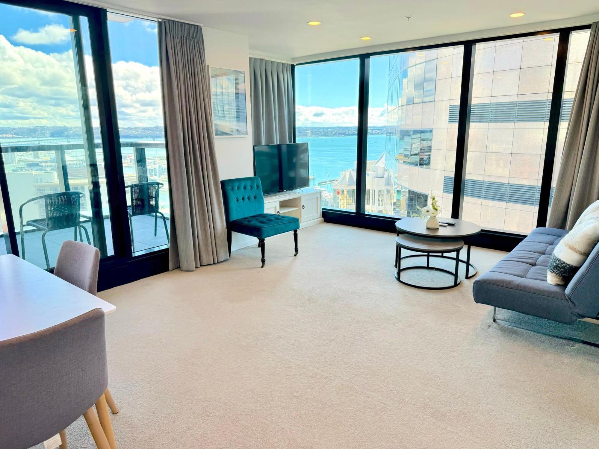 Ferienwohnung Magnificent Skytower, Sea, Habour View In Cbd Auckland Exterior foto