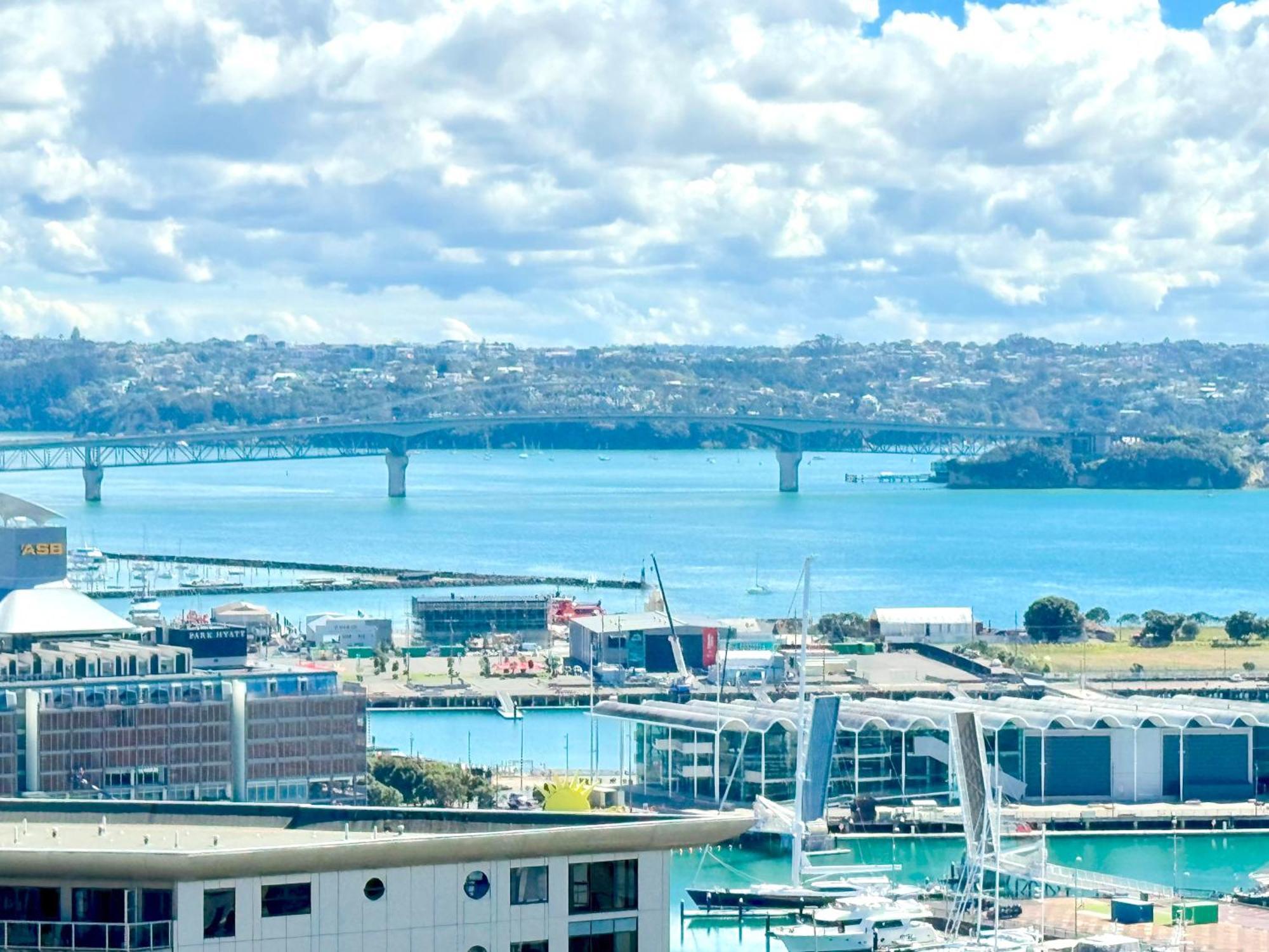 Ferienwohnung Magnificent Skytower, Sea, Habour View In Cbd Auckland Exterior foto