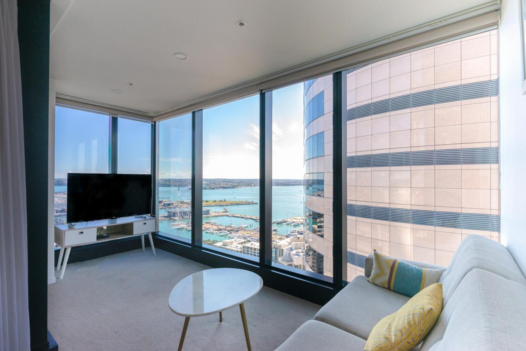 Ferienwohnung Magnificent Skytower, Sea, Habour View In Cbd Auckland Exterior foto
